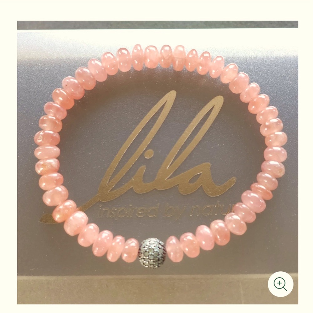 Pink sky bracelet Lila inspired by nature